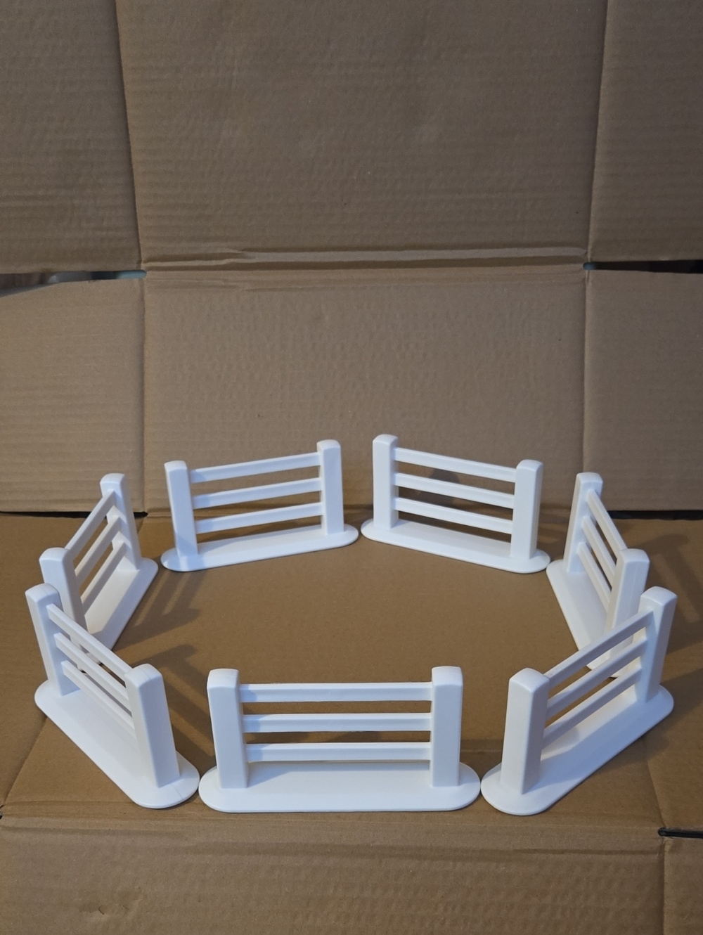 Vintage 90s Little Tikes Dollhouse Accessories - 7 Fence Pieces